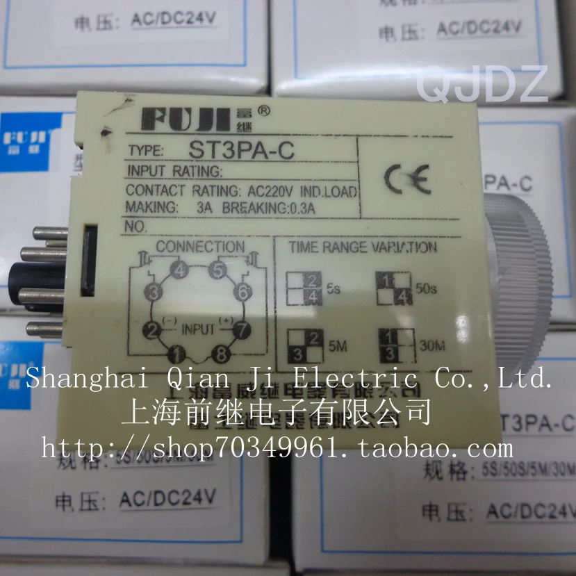 ST3PA C реле времени AC/DC24V 5S/50 S/5 M/30 M|time relay|relay acac relay |