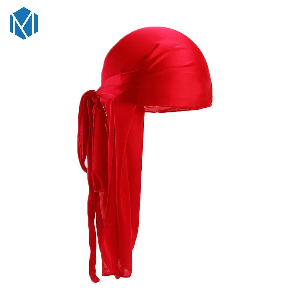 Type 1 Шелк дюраг Атлас мужской Durags парик бандана пиратская шляпа бандо Cheveux Женская повязка на голову эластичная повязка Haarbanden Voor Vrouwen - Цвет: Type 1