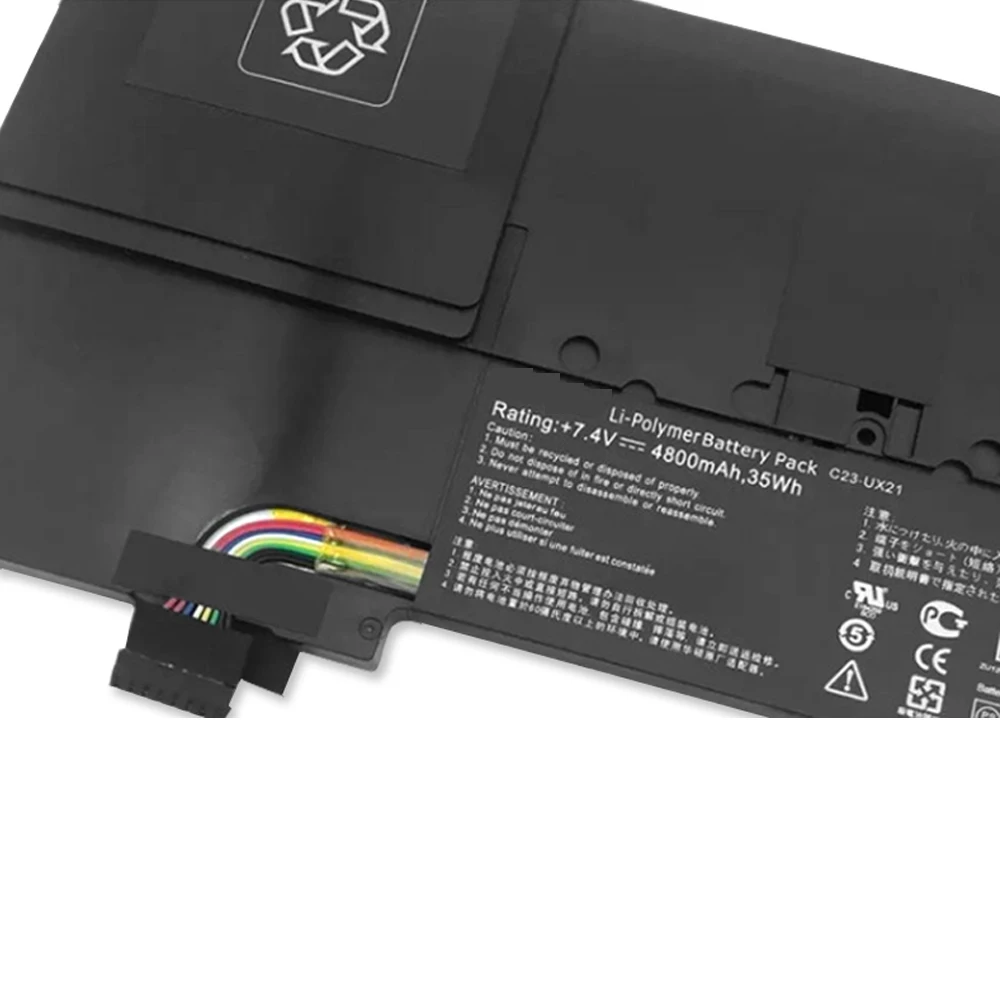 7 4 В 35WH C23 UX21 C23UX21 Аккумулятор для ноутбука Asus Zenbook UX21A UX21E серия Ultrabook|Аккумуляторы