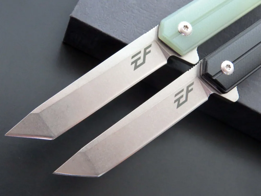 Высокое качество EF65 нож D2 стальное лезвие G10 Ручка шарикоподшипник складной для