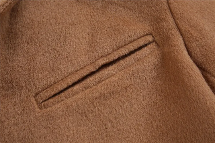 

ZADORIN Women Coats And Jackets Winter Solid Long Sleeve Wool Coat Vintage Runway Black Camel Coat Blazer Mujer Streetwear