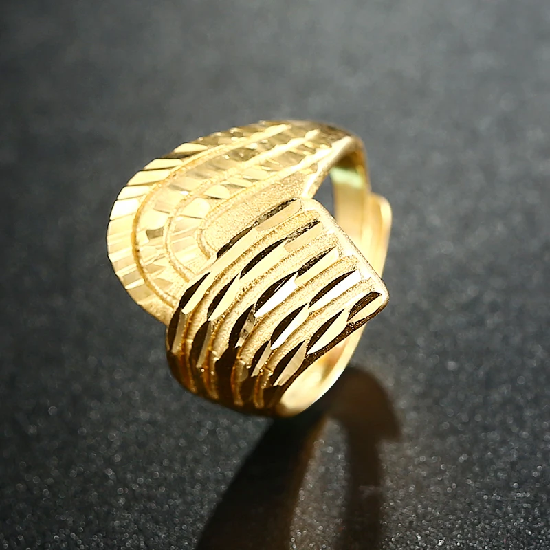 Original Jewelry Gold Color Geometric Rings For Women Bijoux Gifts | Украшения и аксессуары