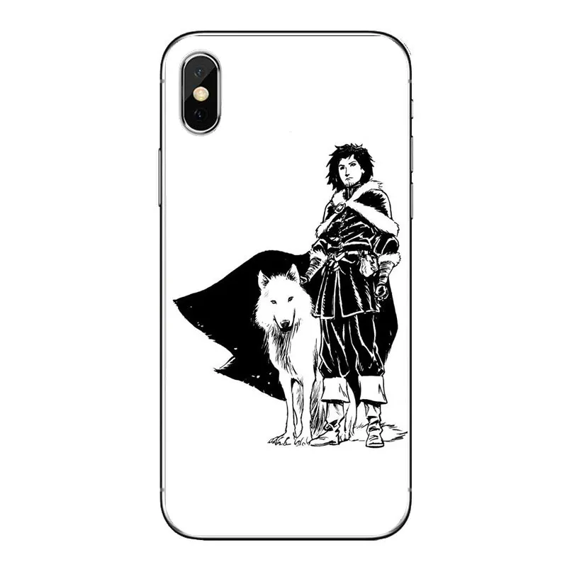 Soft Transparent Case Covers Jon Snow Game of Thrones GOT Art For Samsung Galaxy A5 A6 A7 A8 A9 J4 J5 J7 J8 2017 2018 Plus Prime |