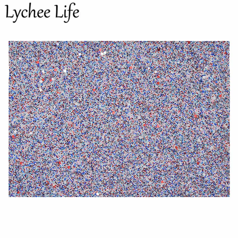 Lychee Life A5 плотная блестящая искусственная кожа ткань красочные 21x15 см искусственная ткань DIY ручной работы швейная одежда аксессуары