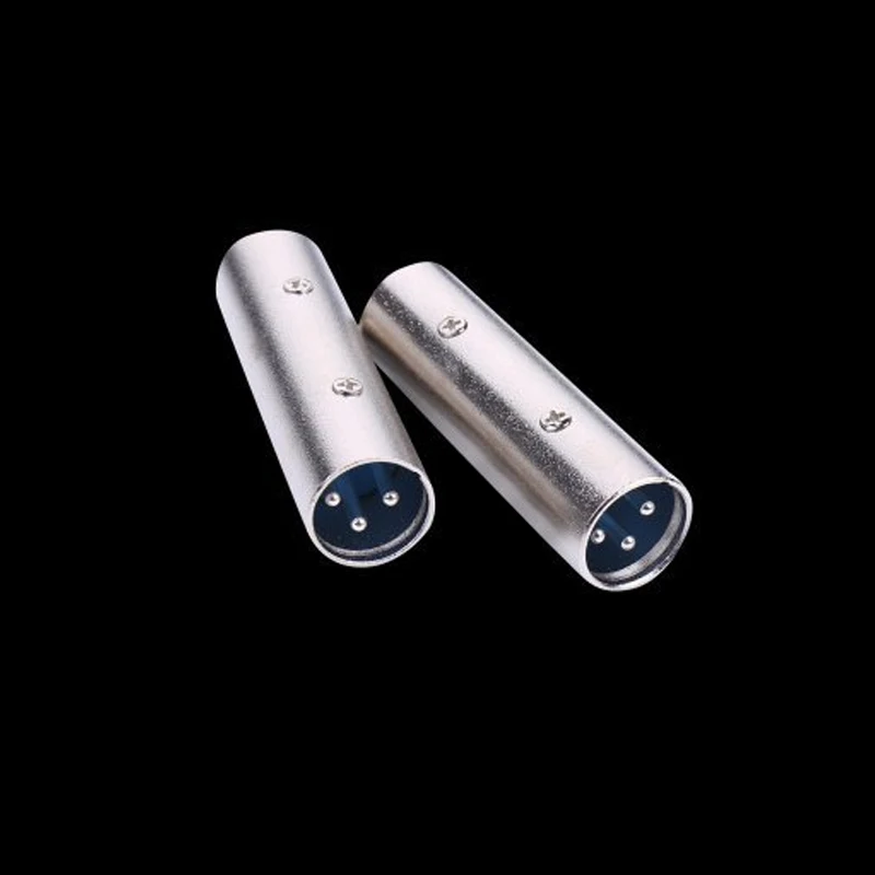 Тройной разъем XLR с никелевым покрытием переходник для мужского пола адаптер
