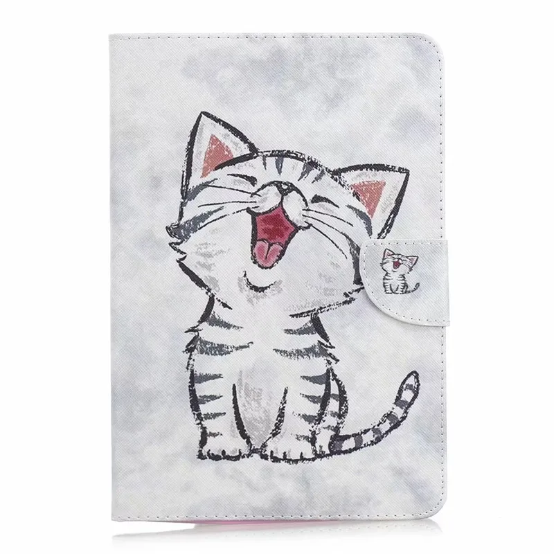 F Чехол для iPad чехол Kawaii Единорог Кот Щенок чехол для планшета Funda iPad 9,7 / 5th/6th поколения Чехол Coque - Цвет: F