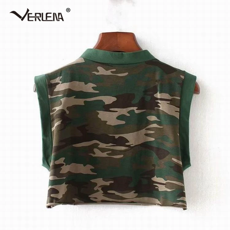 Verlena 2019 Необработанный подол обрезанная женская футболка без рукавов короткая
