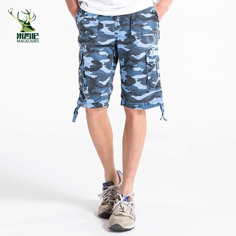 Лидер продаж мужские повседневные шорты с несколькими карманами камуфляжные