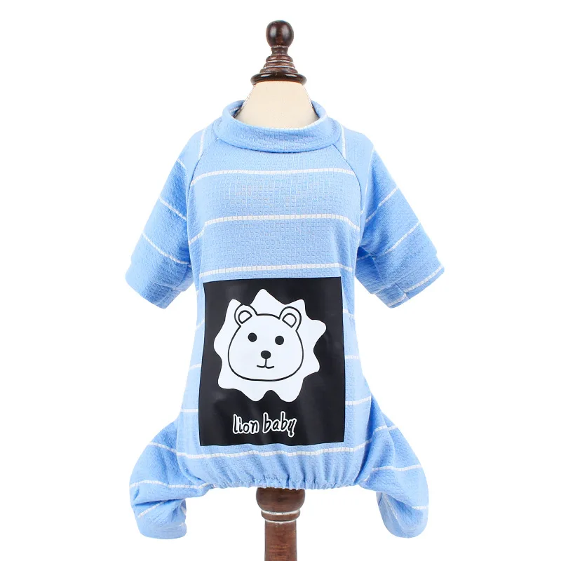 Пижама для кошек и собак 3 цвета удобный комбинезон котят маленьких одежда в