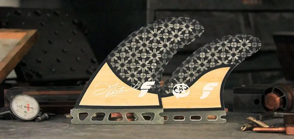 Набор фьючерсных четырехплавных бамбуковых плавников DAVE RASTA RASTOVICH (4