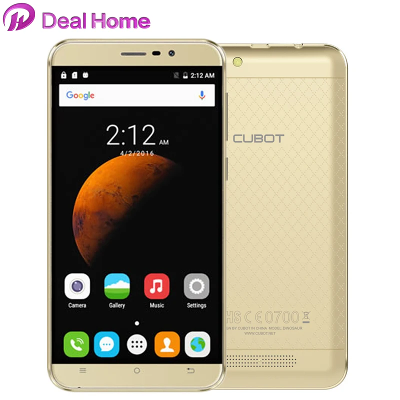 Чехол + пленка) подарок! оригинальный Cubot Dinosaur сотовый телефон Android 6.0 4 ядра mtk6735a 5.5