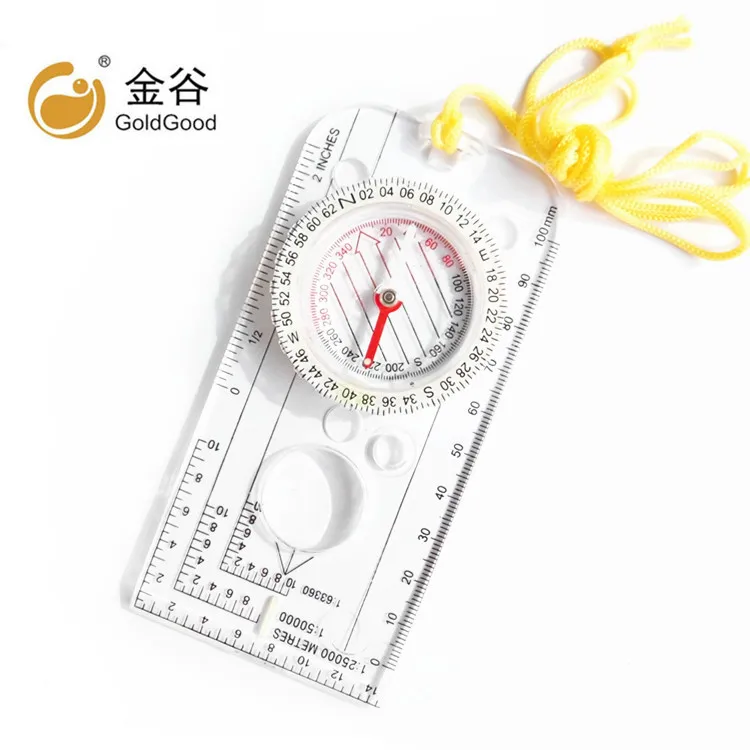 Линейка для рисования профессиональной карты Компас со шкалой | Спорт и