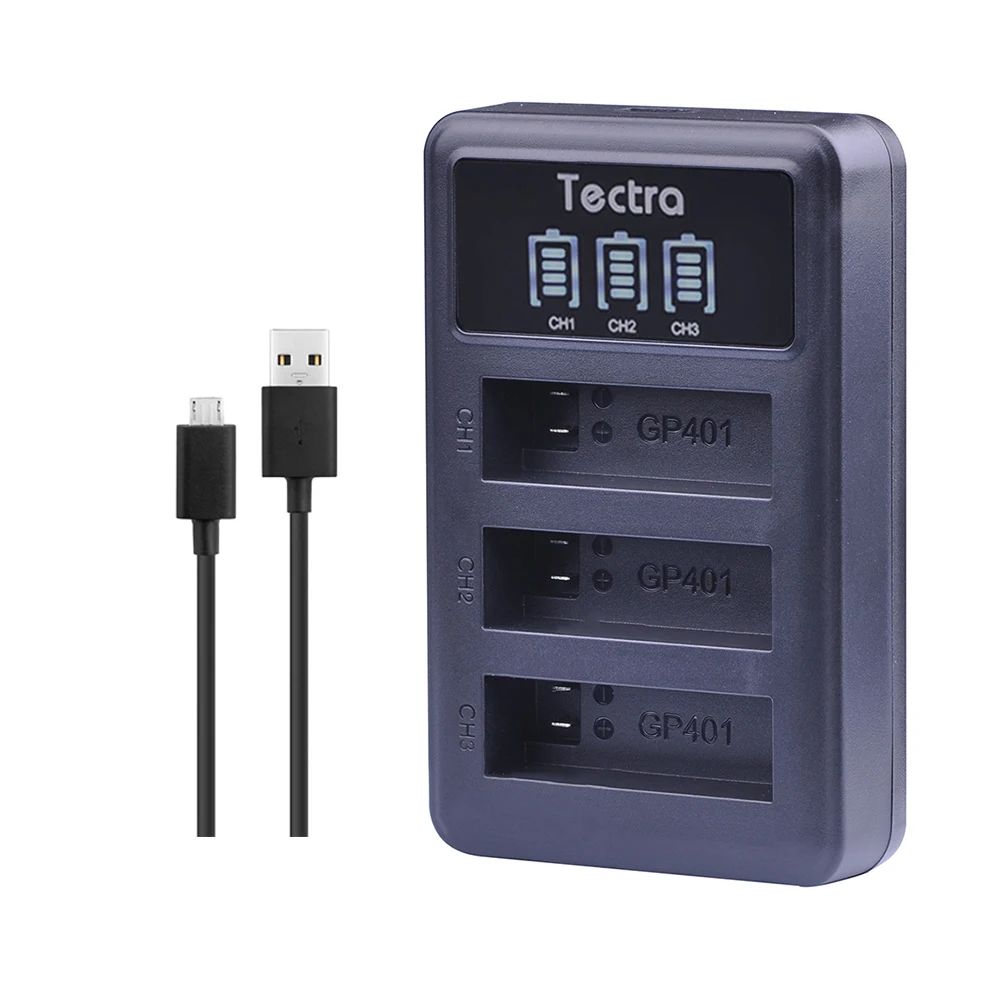 Tectra 1 шт. AHDBT-401 AHDBT 401 AHDBT401 светодиодный USB 3 слота зарядное устройство для камеры Go