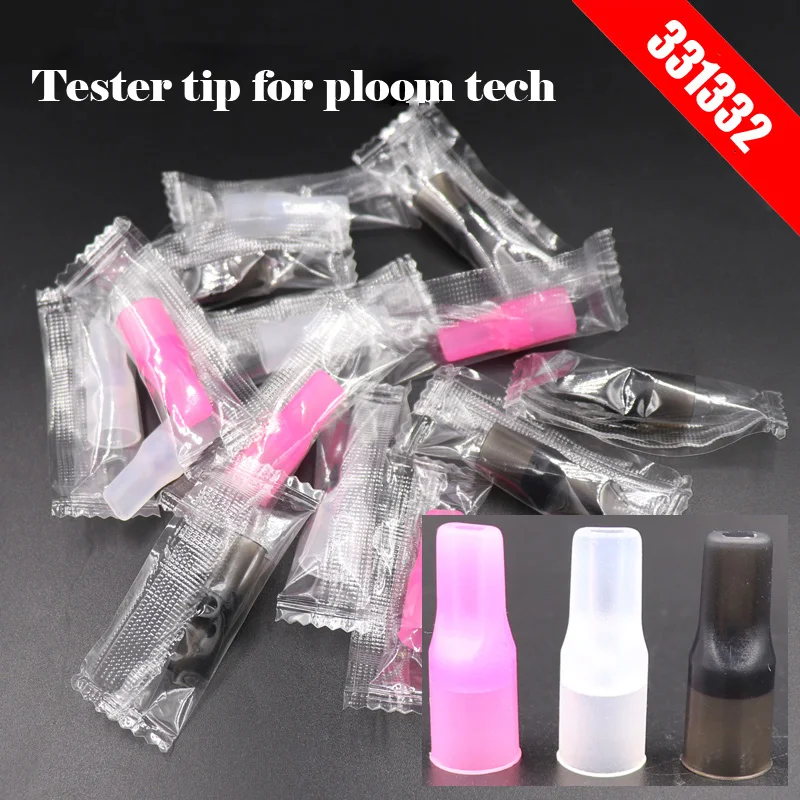 

20 pcs/lot 331332 Disposable PC tester Tip Silicone Test Mouthpiece Individually Packing in red clear black premium price