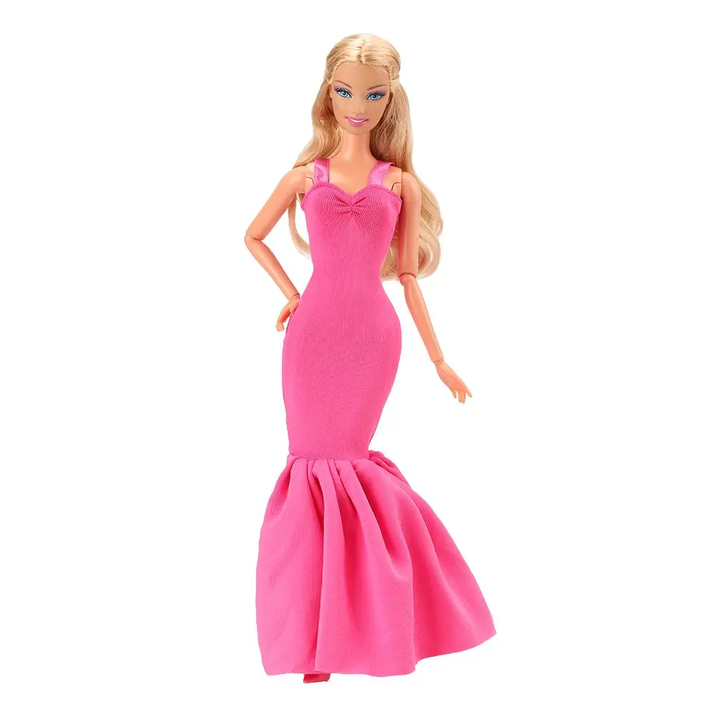 No Doll Новинка; модные туфли ручной Вечерние вечернее платье куклы аксессуары для куклы Одежда для куклы Барби туалетный игра Рождественский подарок игрушки подарок - Цвет: No Doll