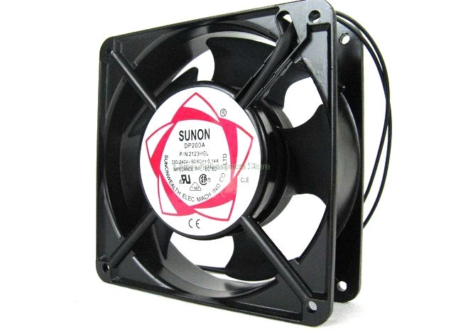 Осевой вентилятор SUNON Copper 12038 HBL AC 220 120 мм 120*120*38 промышленный охлаждающий 2 провода