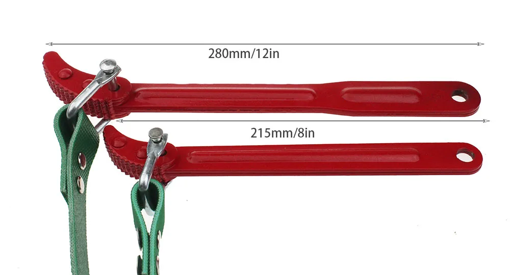 Ключ для масляного фильтра гаечный ключ с ремнем 8/12 дюймов ручной инструмент