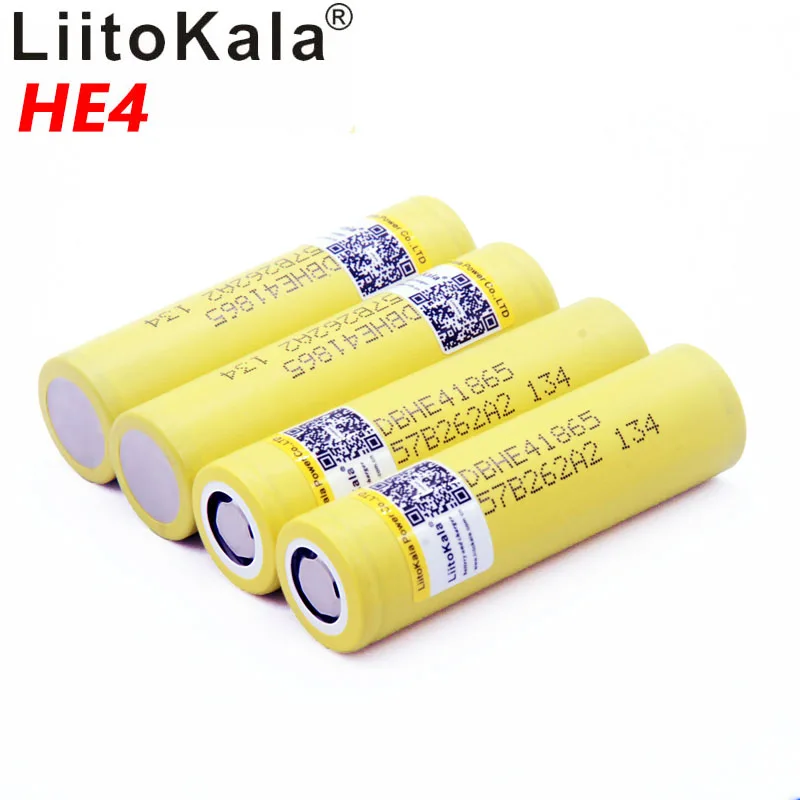 Аккумуляторная литий-ионная батарея LiitoKala HE4 18650 3 6 В 2500 мА · ч | Электроника