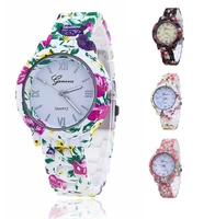 meibo fashion geneva floral plastic flower bracelet clasp women watches ladies dress quartz wristwatches relogio feminino clock