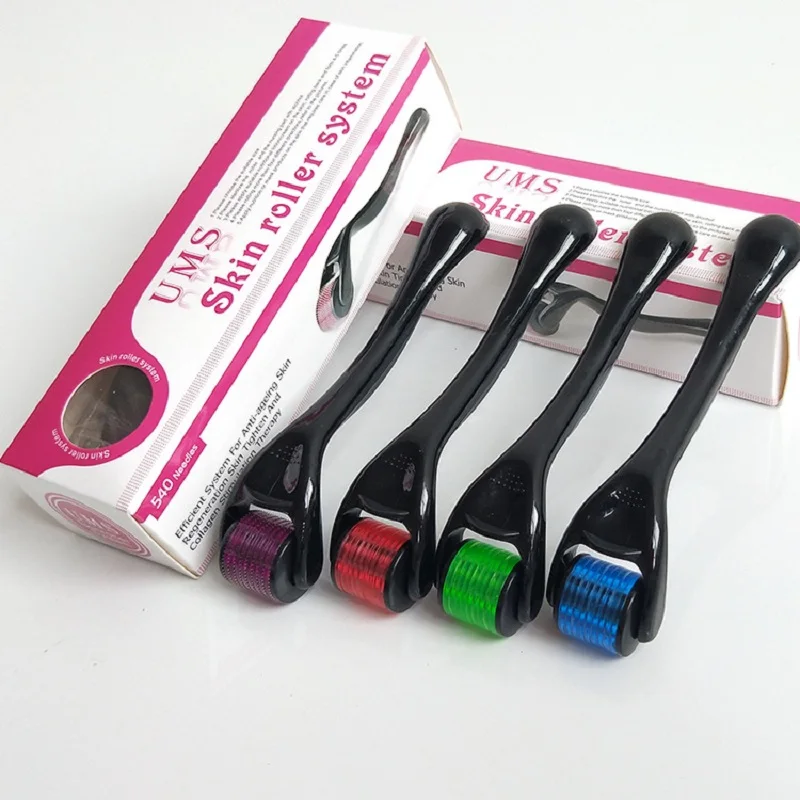 DRS 540 микро иглы Дерма ролик титановый мезороллер микроиглы dr ручка машина для ухода за кожей и ухода за телом