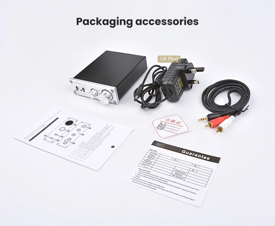 AIYIMA TPA3116D2 NE5532P класса D Мини Hifi аудио усилитель может быть переключен на бас усилитель высокой мощности с вилкой питания