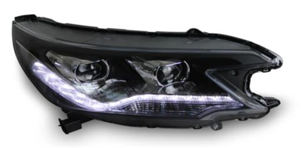 Стайлинг автомобиля фары для Honda crv 2012 2013 светодиодный фонарь для CRV головной лампы светодиодный дневной ходовой свет DRL Биксеноновые HID