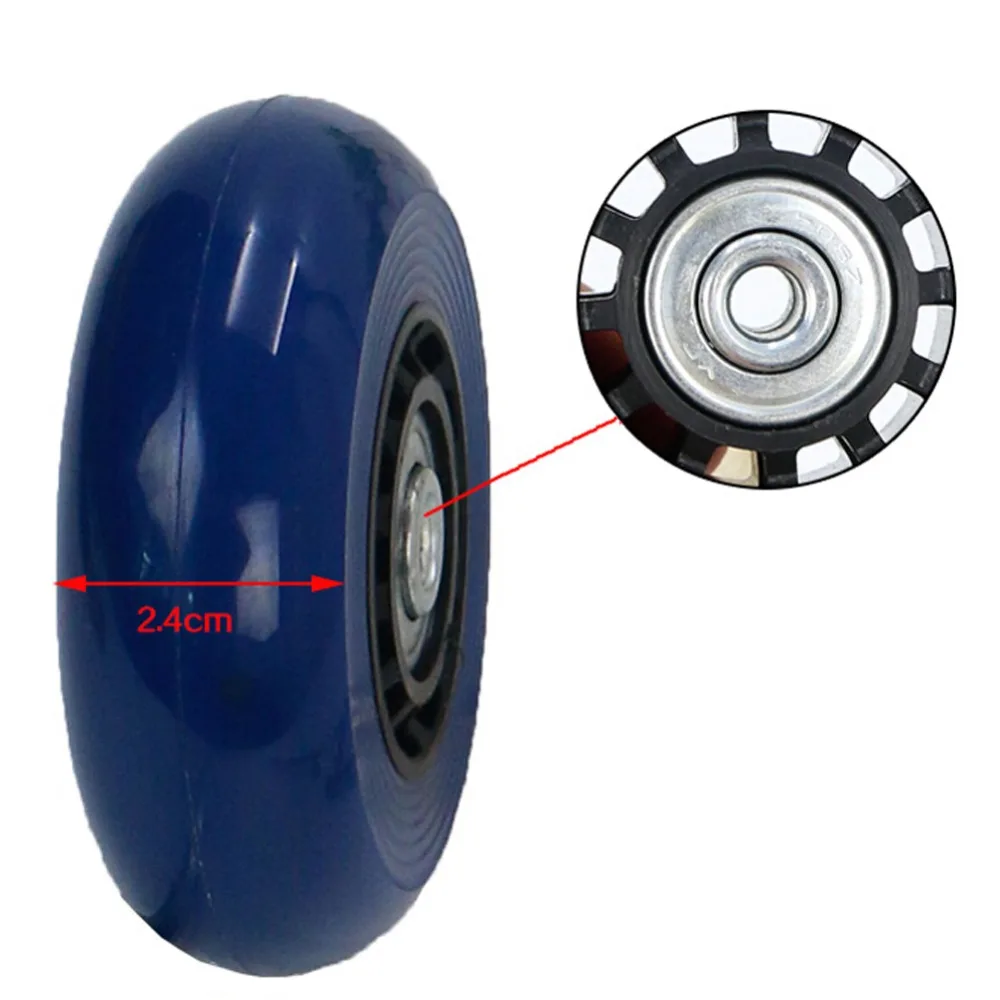 Черные Аксессуары для путешествий сменные колесики с осями чемоданов роскошный