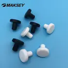 Силиконовые резиновые Т-образные заглушки MAKSEY, стоппер, электронное отверстие 4,3, 4,5 мм, 4,8 мм, 5 мм, круглые тестовые трубки, заглушки, пластиковый штекер