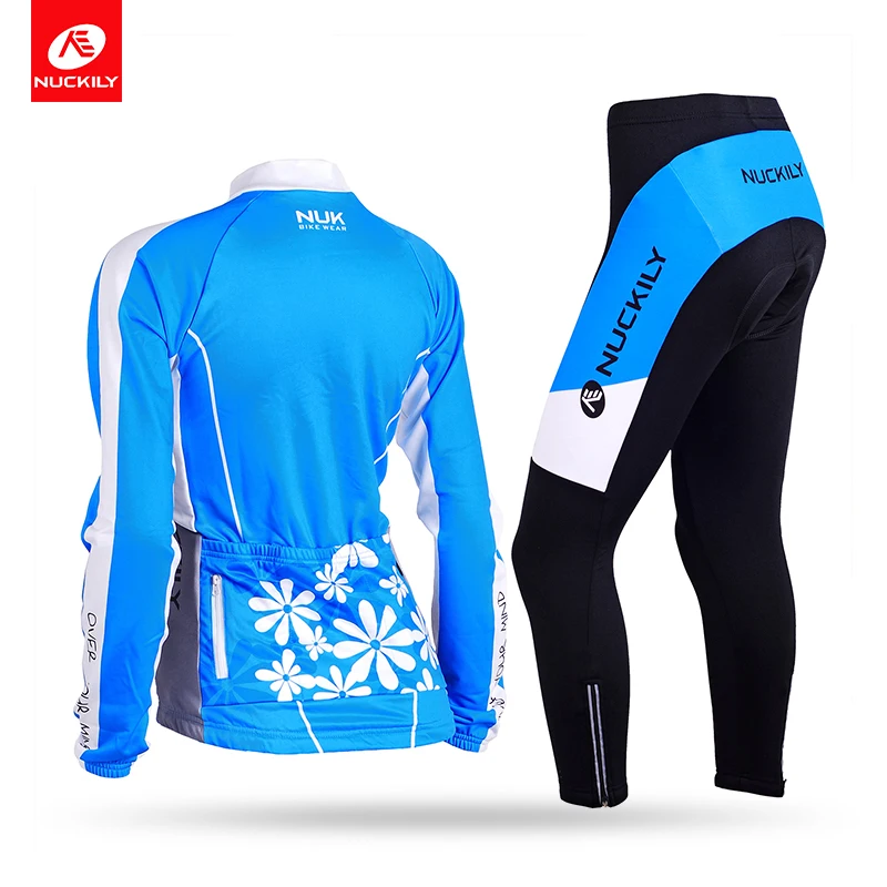NUCKILY Winter Womens Bicycle Cycling Jersey Cycle Clothing Wind Coat Riding Breathable Jacket Set GE004GF004 | Спорт и развлечения