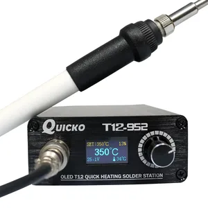 Цифровой электронный паяльник STC T12 952, с пластиковой ручкой
