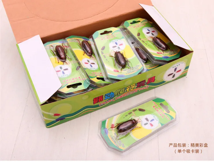 Trick Toys креативные новые странные ложки электронные тараканы ползать