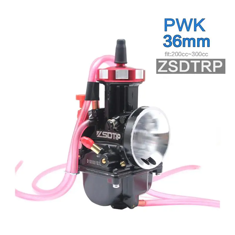 36mm ZSDTRP ZSDTRP новая модель черный PWK Карбюратор Carb для универсального 2T 4T двигателя мотоцикла скутера UTV ATV 34 36 38 40 42 мм - Цвет: 36mm ZSDTRP