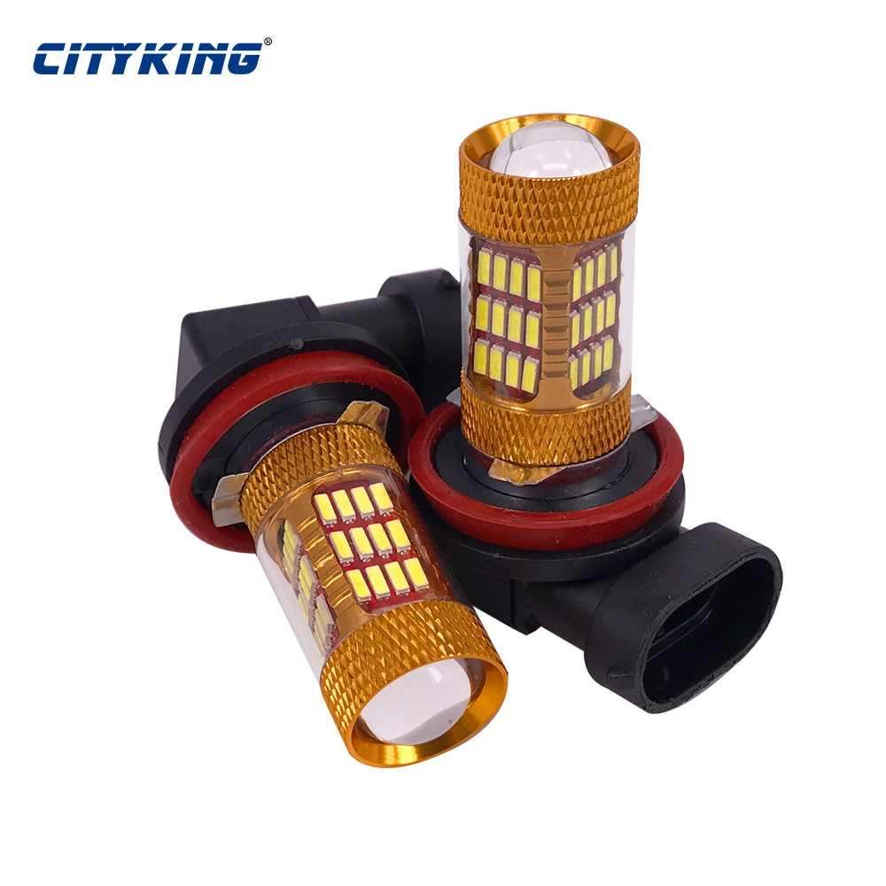1 шт. H8 h16 9005 H7 H4 H11 30W 60 W светодиодный 4014 smd авто светильник источник головной лампы
