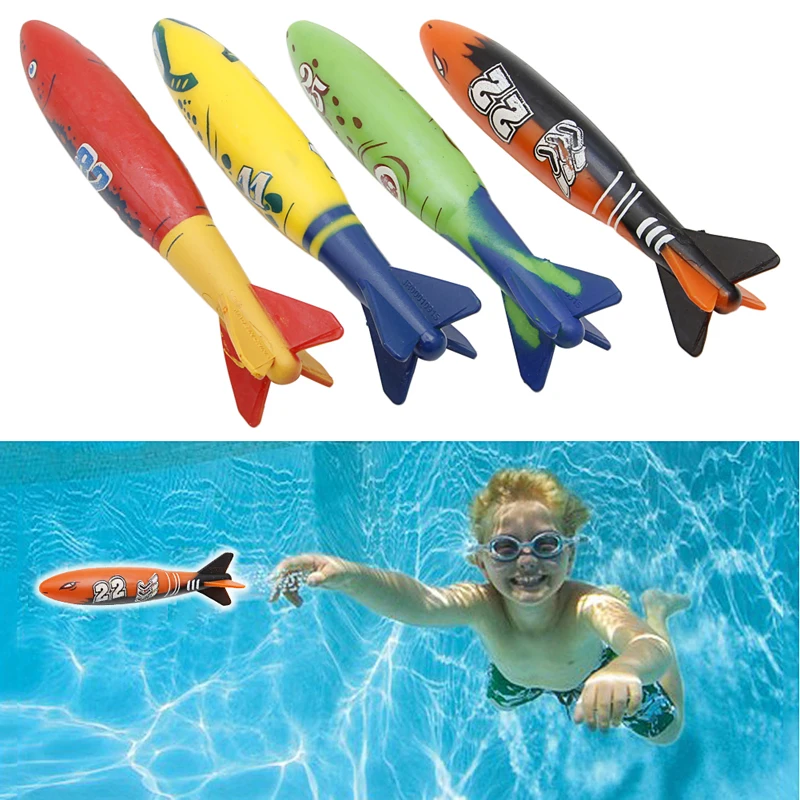 

Swimming Pool Toys Diving Sport Outdoor Torpedo Bandits Play Water Fun Toy 03KD