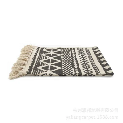 Ковер Kilim для гостиной из 100% хлопка индейский ковер с геометрическим узором в