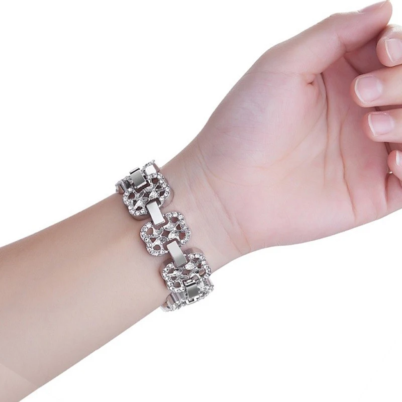 Laforuta Bling Браслет для Apple Watch Band 40 мм 44 серия 4 Женский 42 38 iWatch ремешок из нержавеющей