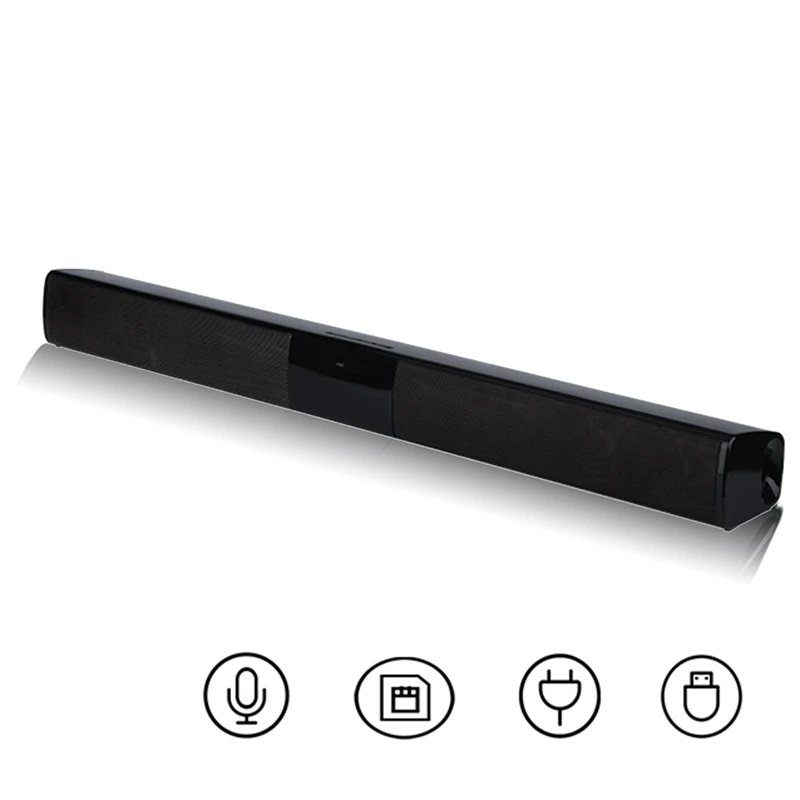 20W Column Wireless Bluetooth Speaker Tv Soundbar Stereo Home Theater Portable Sound Bar Tf Usb For Pc | Электроника