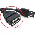 Кабель-Удлинитель USB 2,0, 1 м, высокоскоростной, штекер-гнездо, для синхронизации данных, USB 2,0