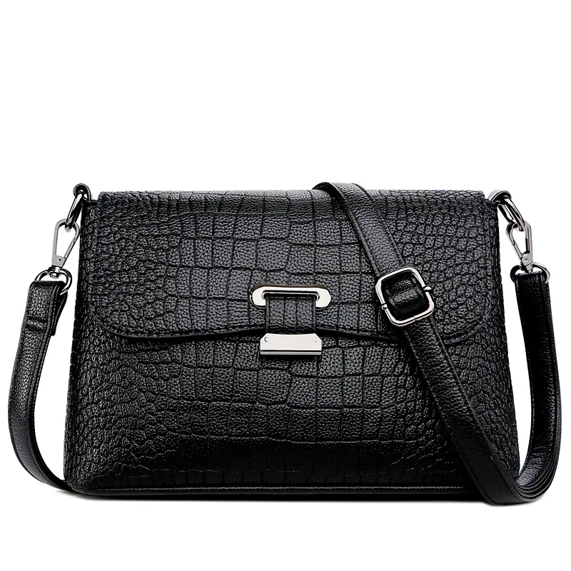 

Women Genuine Leather Handbags Women Shoulder Bags Crossbody Messenger Bags High Quality Solid Women Bags Bolsas Femininas Sac