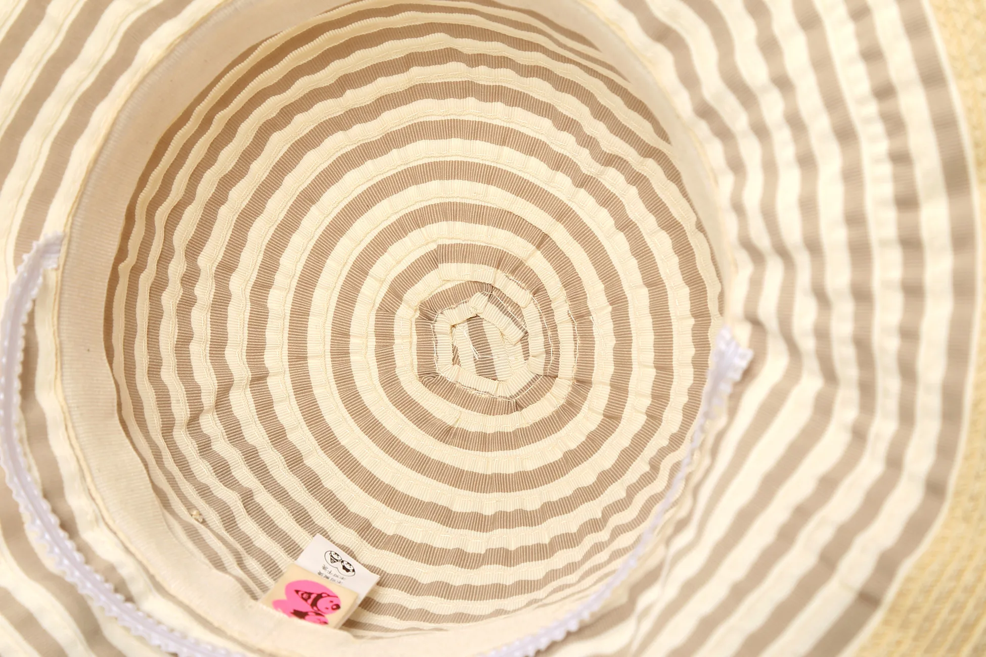 Connectyle Дети для девочек Классические Полосатые солнце шляпа большая с широкими