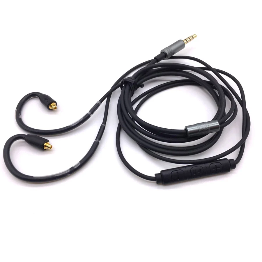 Кабель MMCX для Shure SE215 SE535 SE846 SE315 SE425 кабель наушников с микрофоном сменный провод