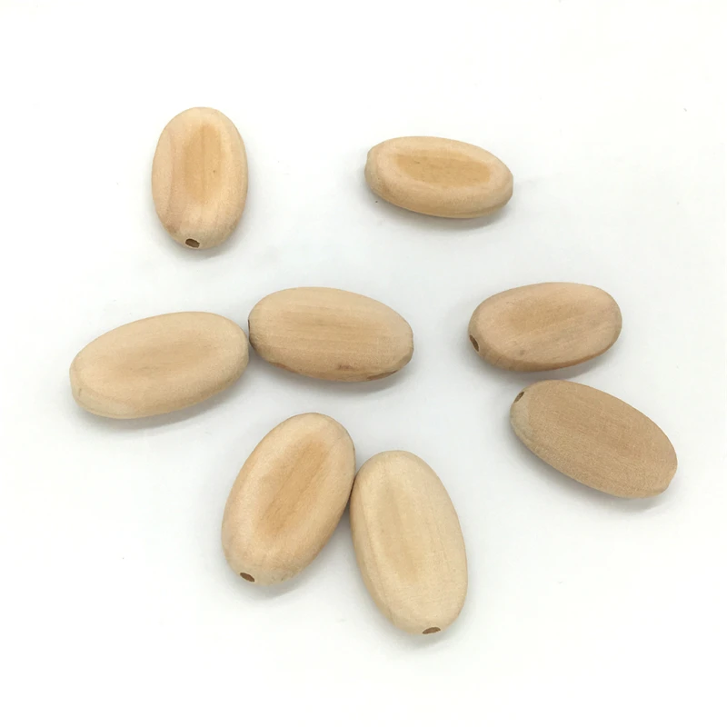 3.5cm*2.0cm(1.4''*0.8'')Marquise Wooden Chips Rectangle Oval Flat Wood Jewelry Unfinished Beads DIY Accessories | Мать и