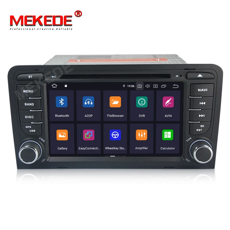 IPS + DSP! Mekede PX30 android 9 0 автомобильный мультимедийный плеер для Audi A3 S3 2003 2011