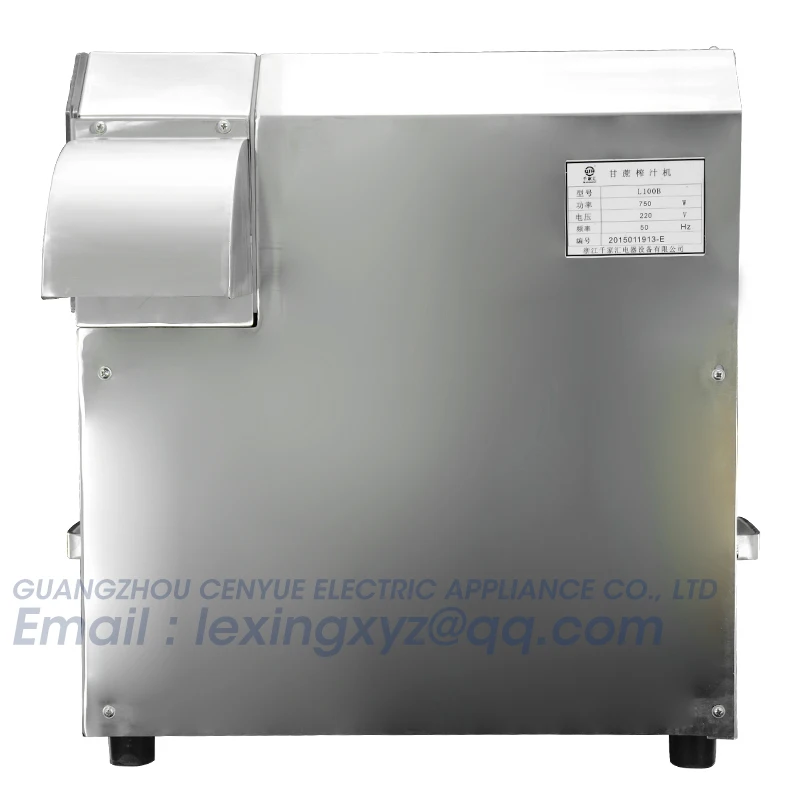 Электрический из нержавеющей стали сахарного тростника соковыжималка вытяжка