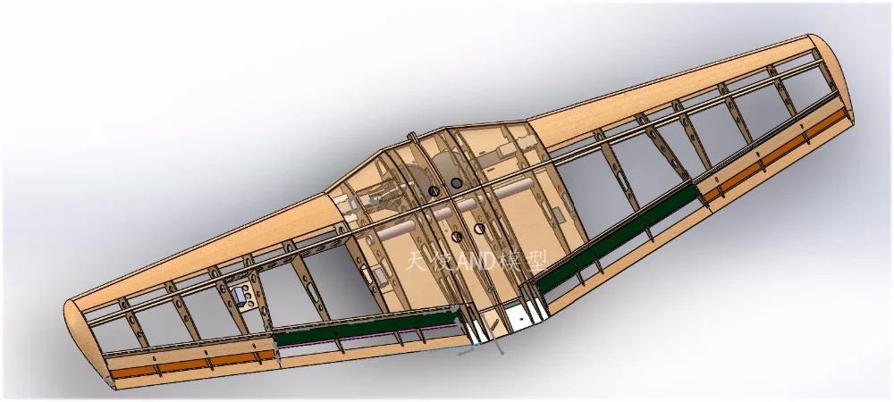 Новое поступление DIY пробкового дерева 1200 мм размах крыльев P51 rc самолет warbird