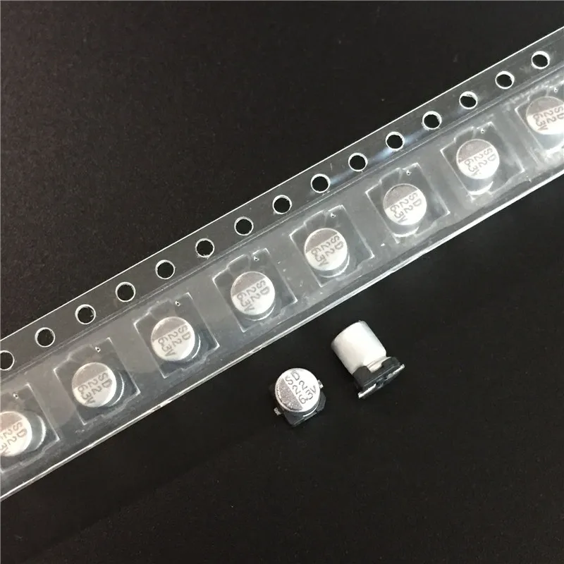 

20pcs 22uF 6.3V SANYO AX series 4x5.5mm Low Impedance 6.3V22uF SMD Aluminum Electrolytic Capacitor