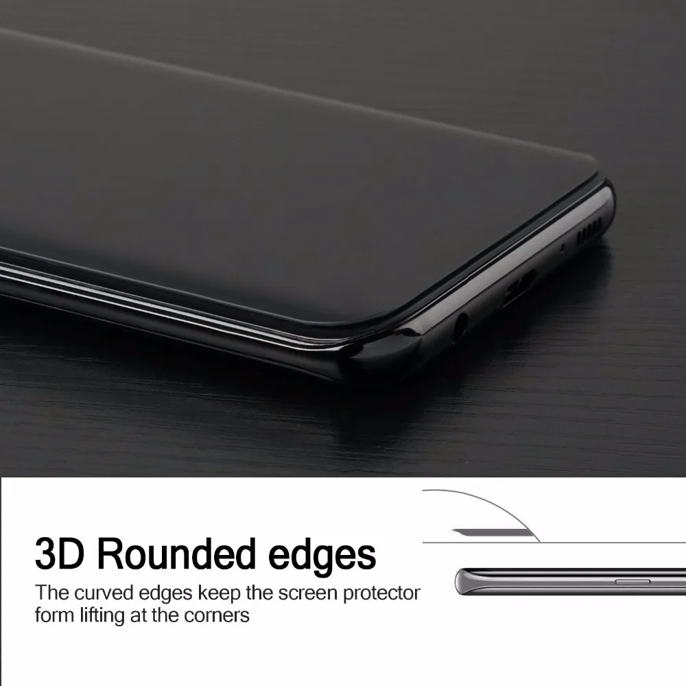 Полноэкранная пленка защитное 3D закаленное стекло для Samsung Galaxy Note8 S9 plus S8 Plus