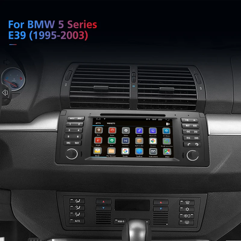 Junsun Android 8 1 автомобильный DVD плеер gps навигации Din стерео Системы для BMW E39 X5 E53