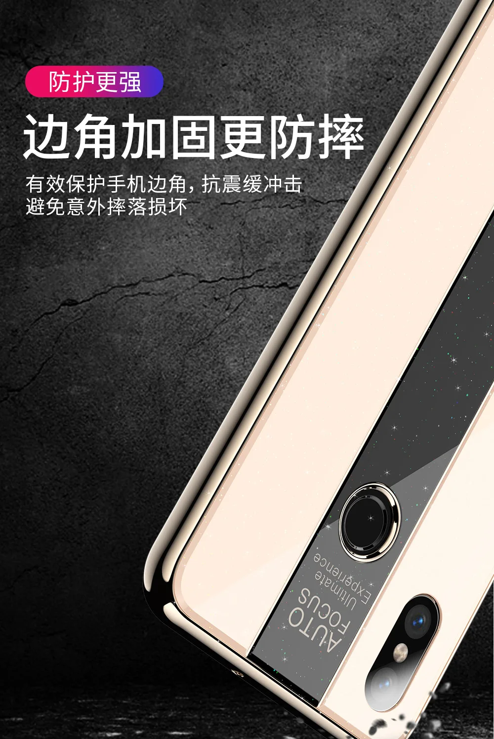 Для Xiaomi Mi Mix 3 2S 2 A2 чехол Роскошный ТПУ край + Жесткий ПК плексиглас защитный на