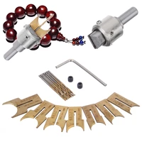 16pcs wooden beads drill bits set 14151618202225mm carbide ball blade woodworking milling cutter buddha beads router bit